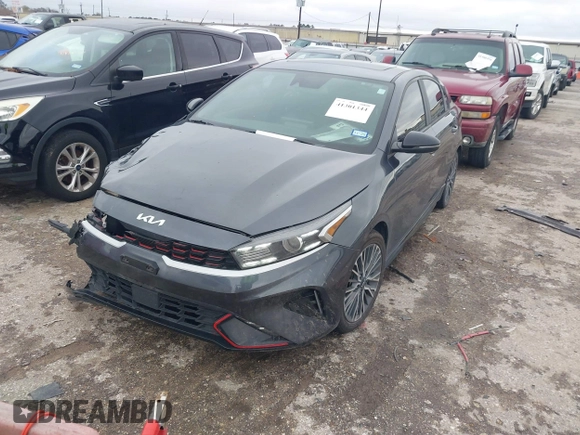 2023 Kia Forte GT-Line with VIN 3KPF54AD8PE519058, listed as a IAAI auction lot 41301344 with 55,776 mi miles. Bid and sale history available at carsss.com. Image 17.