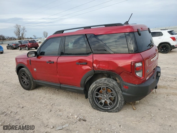 2021 Ford Bronco Sport Big Bend with VIN 3FMCR9B61MRA88910, listed as a Copart auction lot 47793915 with 52,374 mi miles and Salvage Title. Bid and sale history available at carsss.com. Image 2.