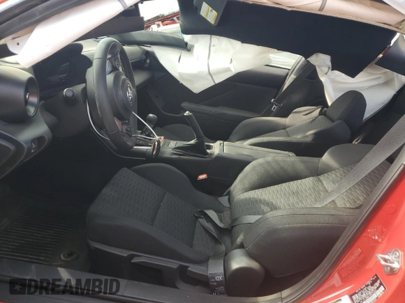 2024 Toyota GR86 with VIN JF1ZNBB15R8755014, listed as a Copart auction lot 76839334 with 2,560 mi miles and Salvage Title. Bid and sale history available at carsss.com. Image 7.