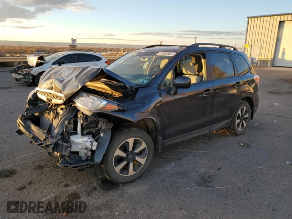 2017 Subaru Forester Premium with VIN JF2SJAEC0HH445044, listed as a Copart auction lot 59063862 with 0 mi miles. Bid and sale history available at carsss.com. Image 1.