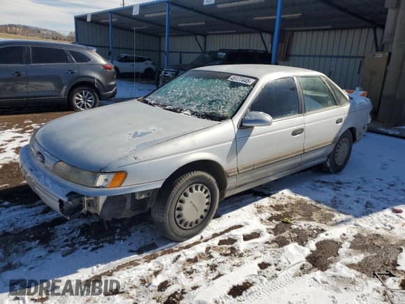 1993 Ford Taurus with VIN 1FACP5242PG162676, listed as a Copart auction lot 45177445 with 73,771 mi miles and Non repairable. Bid and sale history available at DreamBid. Image 1.
