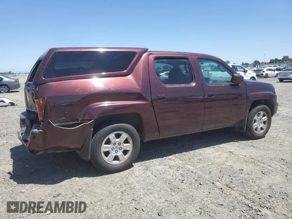 2008 Honda Ridgeline RTL with VIN 2HJYK16558H509669, listed as a Copart auction lot 53702765 with 264,988 mi miles and Salvage title. Bid and sale history available at DreamBid. Image 3.