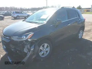 2017 Chevrolet Trax LT with VIN KL7CJPSB5HB211919, listed as a IAAI auction lot 41933915 with 92,915 mi miles and . Bid and sale history available at carsss.com. Image 2.