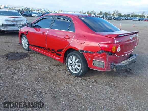 2009 Toyota Corolla with VIN 1NXBU40EX9Z027482, listed as a IAAI auction lot 42149978 with 164,318 mi miles. Bid and sale history available at carsss.com. Image 3.