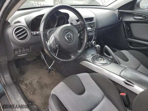 2004 Mazda RX-8 with VIN JM1FE17N040130675, listed as a Copart auction lot 72944474 with 143,744 mi miles and Clean Title. Bid and sale history available at carsss.com. Image 8.