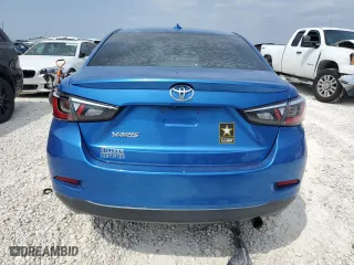 2019 Toyota Yaris Sedan L with VIN 3MYDLBYV7KY524101, listed as a Copart auction lot 66249424 with 0 mi miles and Salvage Title. Bid and sale history available at carsss.com. Image 6.