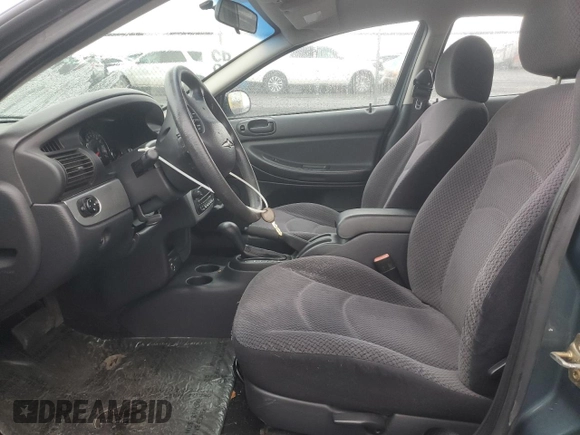 2006 Chrysler Sebring Touring with VIN 1C3EL56R26N256317, listed as a Copart auction lot 51179805 with 115,456 mi miles and Salvage Title. Bid and sale history available at DreamBid. Image 7.
