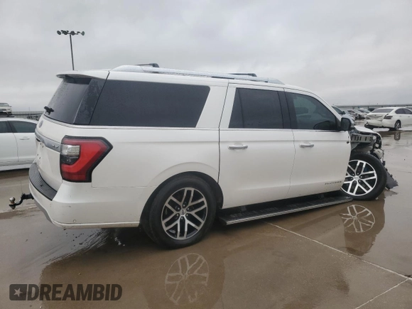 2018 Ford Expedition Max Platinum with VIN 1FMJK1MT2JEA30223, listed as a Copart auction lot 86202404 with 131,174 mi miles and Salvage title. Bid and sale history available at DreamBid. Image 3.