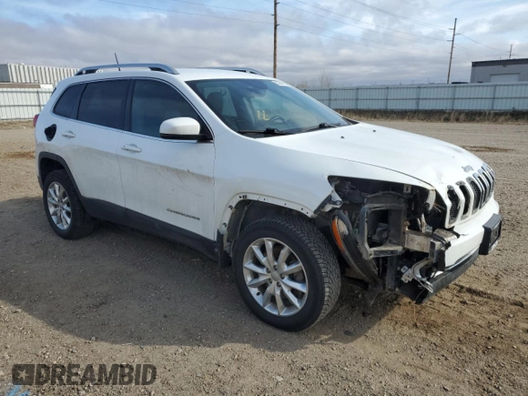 2016 Jeep Cherokee Limited with VIN 1C4PJMDB2GW279666, listed as a Copart auction lot 53341855 with 124,288 mi miles and Salvage title. Bid and sale history available at DreamBid. Image 4.