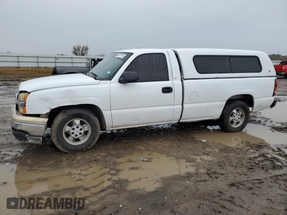 2004 Chevrolet Silverado 1500 Work Truck with VIN 1GCEC14X74Z226659, listed as a Copart auction lot 42877545 with 348,475 mi miles and Salvage Title. Bid and sale history available at carsss.com. Image 1.