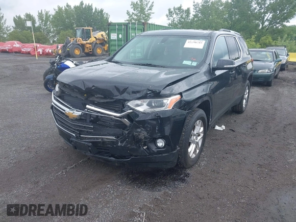2018 Chevrolet Traverse LT Cloth z VIN 1GNEVGKWXJJ213302, wystawiony jako IAAI lot #42298743 z przebiegiem 138 282 mil mil oraz . Historia ofert i sprzedaży dostępna na DreamBid. Obrazek 2.