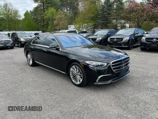 2022 Mercedes-Benz S 580 with VIN W1K6G7GB5NA132541, listed as a Copart auction lot 56436665 with 95,609 mi miles and Clean Title. Bid and sale history available at DreamBid. Image 2.