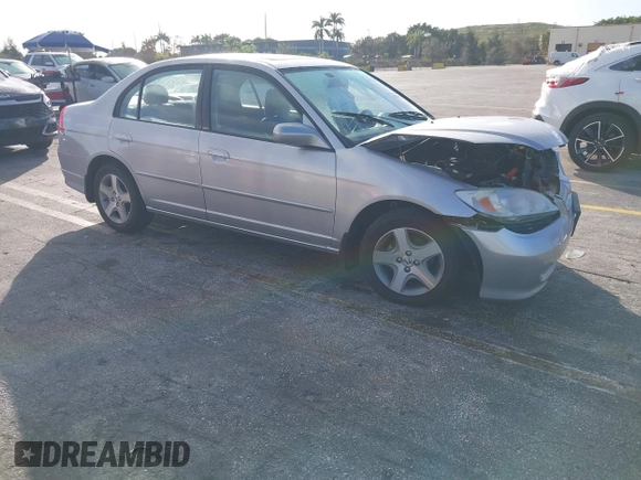 2004 Honda Civic EX z VIN 2HGES26834H541264, wystawiony jako IAAI lot #41259815 z przebiegiem 40 526 mil mil oraz . Historia ofert i sprzedaży dostępna na DreamBid. Obrazek 1.