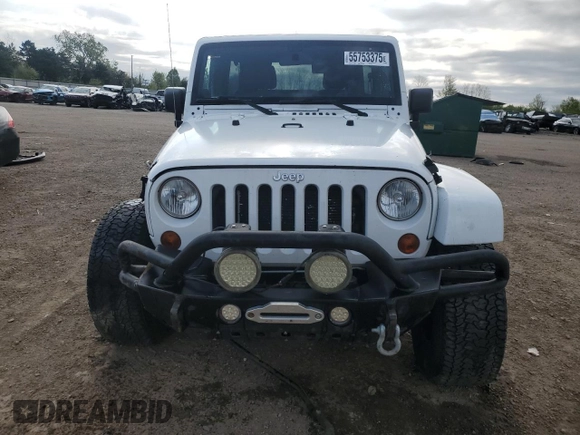 2012 Jeep Wrangler Unlimited Call of Duty MW3 with VIN 1C4BJWFG7CL266678, listed as a Copart auction lot 55753375 with 155,092 mi miles and Salvage title. Bid and sale history available at DreamBid. Image 5.