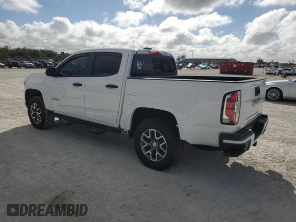 2021 GMC Canyon 4WD AT4 w/Cloth with VIN 1GTG6FEN5M1227253, listed as a Copart auction lot 85593064 with 0 mi miles and Non Repairable. Bid and sale history available at carsss.com. Image 2.