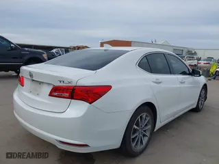 2018 Acura TLX with VIN 19UUB1F37JA004207, listed as a IAAI auction lot 41702092 with 116,046 mi miles. Bid and sale history available at carsss.com. Image 4.