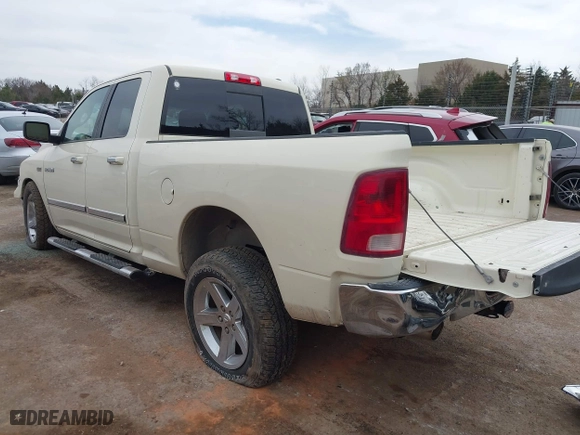 2010 Dodge Ram 1500 SLT with VIN 1D7RB1GT0AS235243, listed as a IAAI auction lot 41773073 with 156,710 mi miles. Bid and sale history available at carsss.com. Image 3.