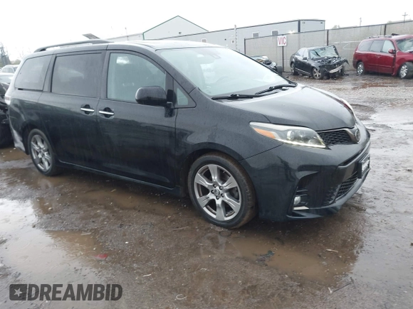 2018 Toyota Sienna SE with VIN 5TDXZ3DC5JS937838, listed as a IAAI auction lot 41964525 with 63,177 mi miles and . Bid and sale history available at DreamBid. Image 1.