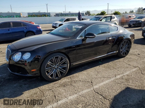 2014 Bentley Continental GT with VIN SCBFC7ZAXEC094256, listed as a Copart auction lot 62383493 with 45,392 mi miles and . Bid and sale history available at DreamBid. Image 1.