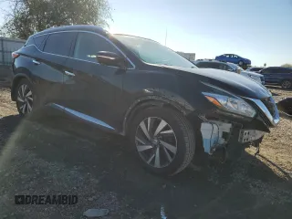 2015 Nissan Murano Platinum with VIN 5N1AZ2MH6FN211197, listed as a Copart auction lot 88900175 with 184,639 mi miles and Salvage Title. Bid and sale history available at DreamBid. Image 4.