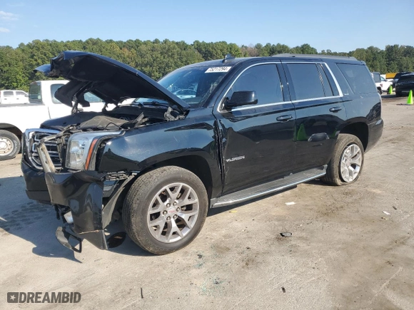 2017 GMC Yukon SLE with VIN 1GKS2AKC7HR229996, listed as a Copart auction lot 75217294 with 108,499 mi miles and Salvage Title. Bid and sale history available at carsss.com. Image 1.