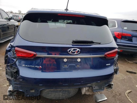 2019 Hyundai Santa Fe SE with VIN 5NMS2CAD3KH104099, listed as a Copart auction lot 37060083 with 75,704 mi miles and . Bid and sale history available at DreamBid. Image 6.
