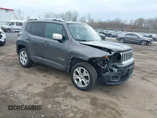 2017 Jeep Renegade Limited z VIN ZACCJBDB4HPF23660, wystawiony jako IAAI lot #42118052 z przebiegiem 134 799 mil mil oraz . Historia ofert i sprzedaży dostępna na DreamBid. Obrazek 1.
