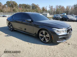 2016 BMW 7 Series 750i xDrive with VIN WBA7F2C56GG419078, listed as a Copart auction lot 75355703 with 0 mi miles. Bid and sale history available at carsss.com. Image 4.