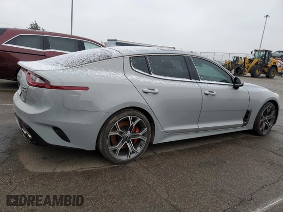 2021 Kia Stinger GT2 with VIN KNAE55LCXM6091420, listed as a Copart auction lot 41530535 with 26,298 mi miles and Clean Title. Bid and sale history available at carsss.com. Image 3.