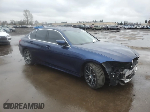 2019 BMW 3 Series 330i with VIN WBA5R1C50KAJ99375, listed as a Copart auction lot 48435445 with 66,547 mi miles and Salvage Title. Bid and sale history available at DreamBid. Image 4.