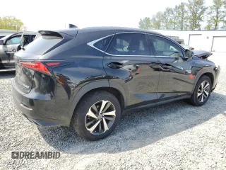 2019 Lexus NX with VIN JTJBARBZ7K2212775, listed as a Copart auction lot 54570085 with 41,946 mi miles and Salvage Title. Bid and sale history available at carsss.com. Image 3.