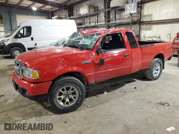 2007 Ford Ranger XLT with VIN 1FTZR45E17PA40548, listed as a Copart auction lot 45666215 with 106,373 mi miles and Salvage Title. Bid and sale history available at carsss.com. Image 1.