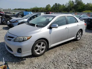 2011 Toyota Corolla L with VIN 2T1BU4EE0BC557590, listed as a Copart auction lot 52733045 with 139,575 mi miles and Salvage Title. Bid and sale history available at carsss.com. Image 1.