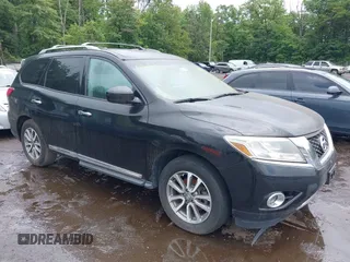 2013 Nissan Pathfinder SL with VIN 5N1AR2MM5DC637212, listed as a IAAI auction lot 42680086 with 94,433 mi miles and . Bid and sale history available at DreamBid. Image 1.