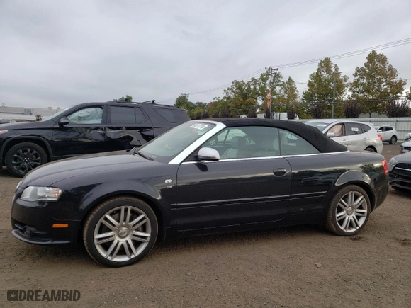 2007 Audi S4 with VIN WUARL48H87K901344, listed as a Copart auction lot 74111714 with 122,087 mi miles and Clean Title. Bid and sale history available at carsss.com. Image 1.