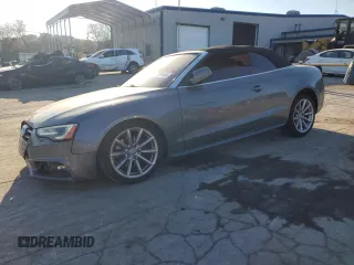 2016 Audi A5 Premium with VIN WAUD2AFHXGN006414, listed as a Copart auction lot 77534404 with 87,838 mi miles and Salvage title. Bid and sale history available at DreamBid. Image 1.