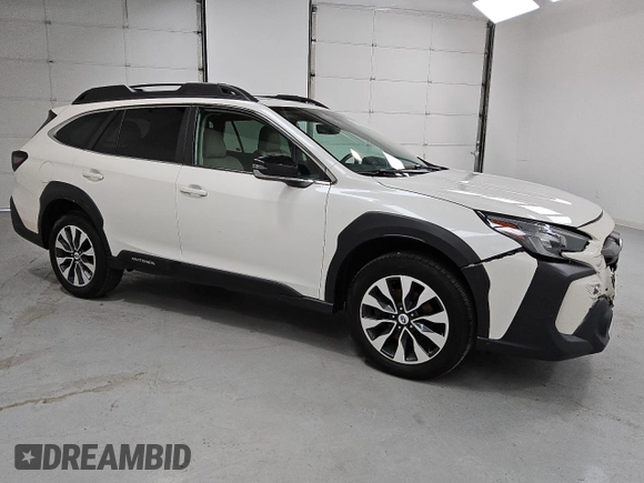 2023 Subaru Outback Limited with VIN 4S4BTANC8P3126524, listed as a Copart auction lot 58005995 with 62,399 mi miles and Clean title. Bid and sale history available at DreamBid. Image 4.
