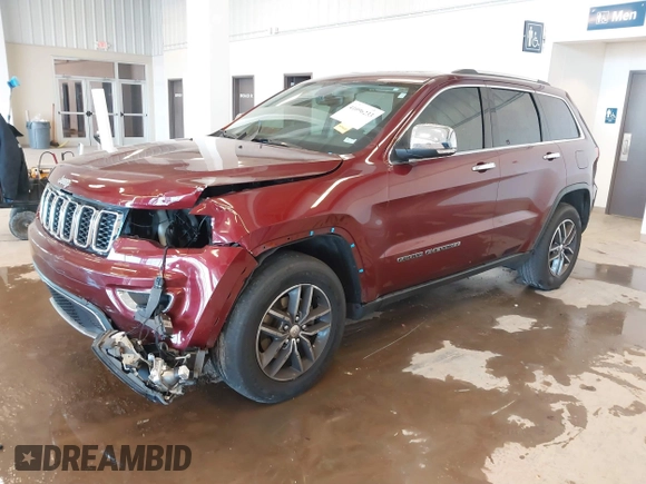 2017 Jeep Grand Cherokee Limited z VIN 1C4RJEBG5HC795116, wystawiony jako IAAI lot #41096233 z przebiegiem 162 829 mil mil oraz . Historia ofert i sprzedaży dostępna na DreamBid. Obrazek 21.