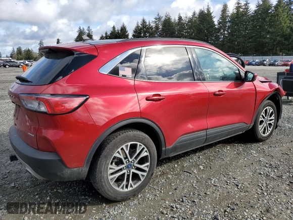 2021 Ford Escape SEL with VIN 1FMCU9H9XMUA36118, listed as a Copart auction lot 48482315 with 94,018 mi miles and Salvage Title. Bid and sale history available at DreamBid. Image 3.