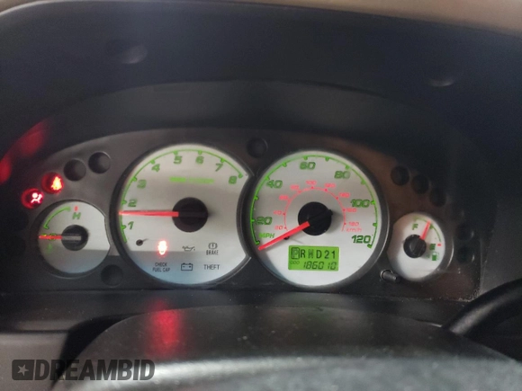 2004 Ford Escape XLS with VIN 1FMYU021X4DA05312, listed as a Copart auction lot 86185954 with 186,010 mi miles and Salvage Title. Bid and sale history available at DreamBid. Image 9.