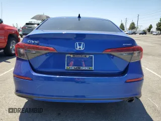 2023 Honda Civic Sport with VIN 2HGFE2F59PH533336, listed as a Copart auction lot 61692945 with 21,726 mi miles and Salvage title. Bid and sale history available at DreamBid. Image 6.