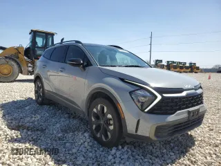 2023 Kia Sportage X-Line with VIN 5XYK6CAF9PG082438, listed as a Copart auction lot 47044995 with 28,717 mi miles and Salvage Title. Bid and sale history available at carsss.com. Image 4.