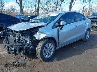 2013 Kia Rio LX with VIN KNADM4A37D6135384, listed as a IAAI auction lot 41740058 with 166,866 mi miles. Bid and sale history available at carsss.com. Image 6.