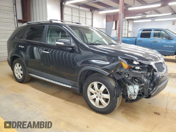 2012 Kia Sorento LX with VIN 5XYKT4A27CG200136, listed as a Copart auction lot 48367015 with 127,974 mi miles and Salvage Title. Bid and sale history available at carsss.com. Image 4.
