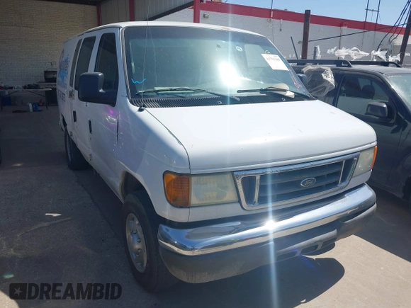2006 Ford Econoline Cargo with VIN 1FTSE34L76DB20959, listed as a IAAI auction lot 41791345 with 412,774 mi miles and . Bid and sale history available at DreamBid. Image 1.