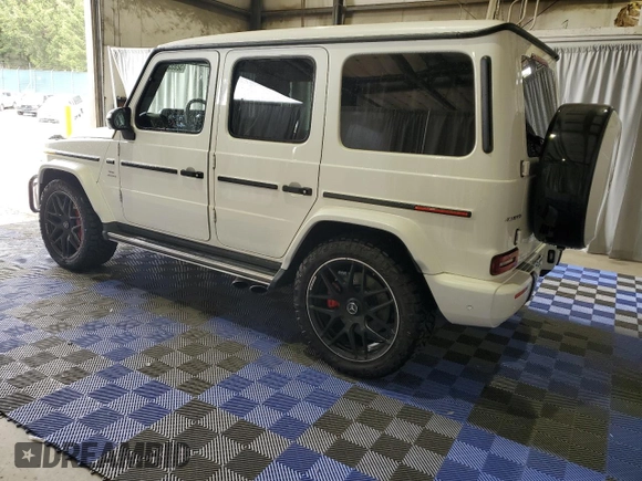 2021 Mercedes-Benz G 63 AMG with VIN W1NYC7HJ2MX367312, listed as a Copart auction lot 52855344 with 21,818 mi miles and Clean Title. Bid and sale history available at DreamBid. Image 2.