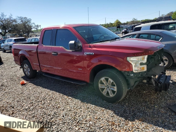 2017 Ford F-150 XL with VIN 1FTEX1CP5HKE06792, listed as a Copart auction lot 48652755 with 119,797 mi miles and Salvage Title. Bid and sale history available at carsss.com. Image 4.