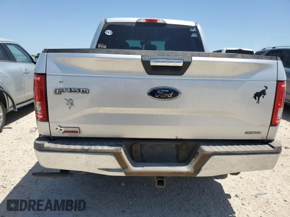 2016 Ford F-150 XL with VIN 1FTEW1CF3GFA53728, listed as a Copart auction lot 52381145 with 157,206 mi miles and Salvage Title. Bid and sale history available at carsss.com. Image 6.
