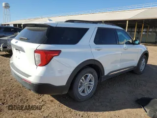 2023 Ford Explorer XLT with VIN 1FMSK7DH4PGC23778, listed as a Copart auction lot 44665345 with 79,783 mi miles and Salvage title. Bid and sale history available at DreamBid. Image 3.