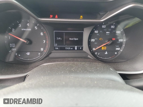 2021 Chevrolet TrailBlazer LS with VIN KL79MMS21MB024154, listed as a Copart auction lot 70743864 with 73,125 mi miles and Salvage Title. Bid and sale history available at DreamBid. Image 9.